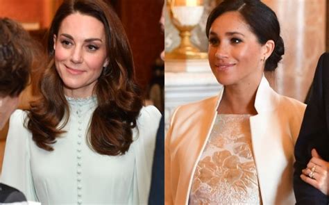 What Kate Middleton And Meghan Markle Wore To Buckingham Palace