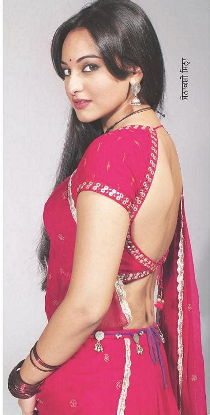 Sonakshi Sinha Hot In Saree Sonakshi Sinha Blouse Backless Wallpaperuse