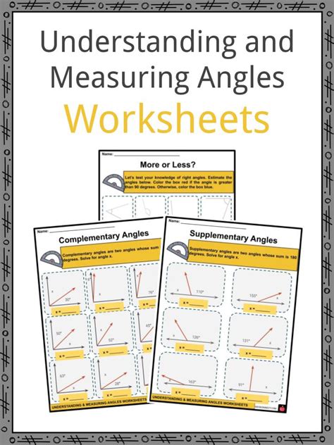 Understanding And Measuring Angles Facts And Worksheets For Kids