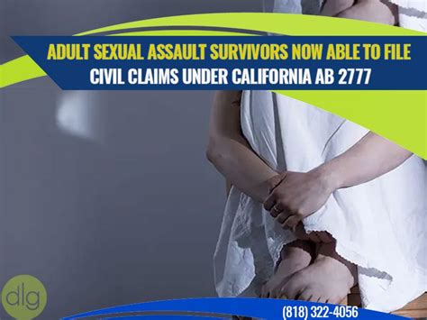 Adult Sexual Assault Survivors Now Able To File Civil Claims Under