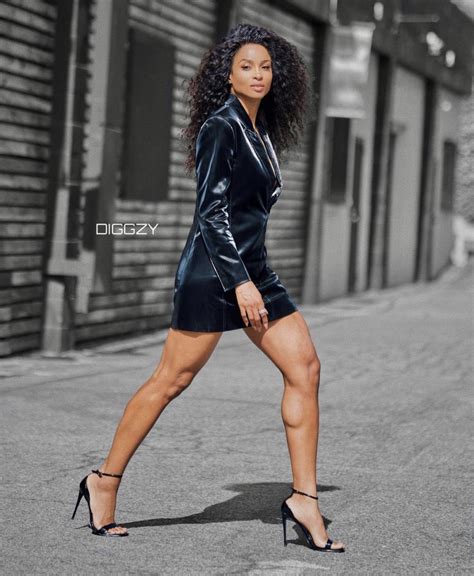 Ciara Shows Off Her Legs In Philosophy Di Lorenzo Serafini Mini Blazer