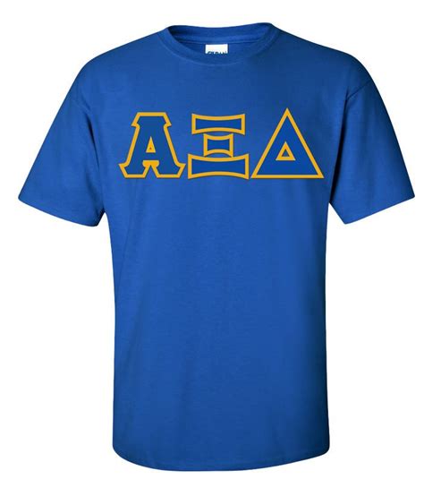 Alpha Xi Delta Lettered Shirts Sale 2795 Greek Gear