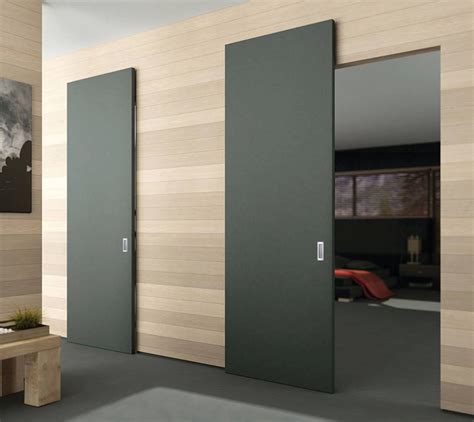 Magic 2 Wall Mount Concealed Sliding System For Wood Doors Modern