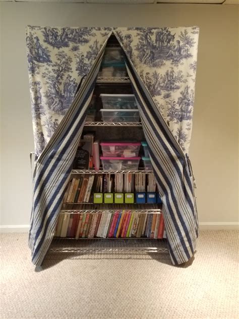 How To Cover A Shelving Unit With Fabric Fabricjulb