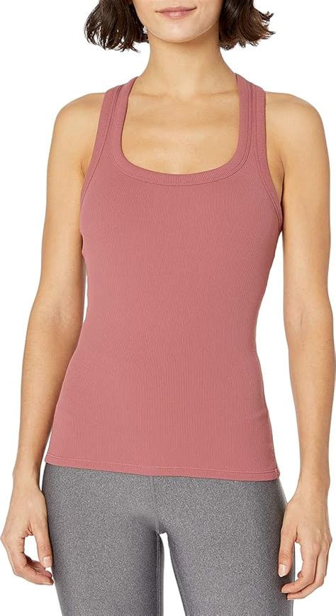 Alo Yoga Womens Rib Support Tank At Amazon Womens Clothing Store