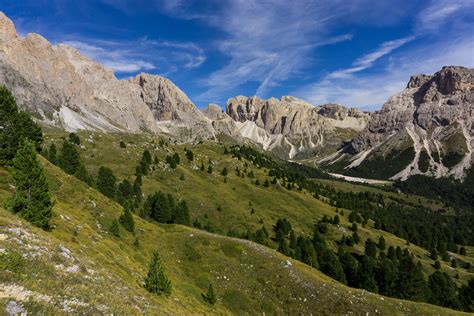 Dolomites Dolomites Mountains View From Pieralongia Italy Flickr