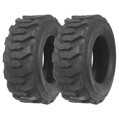 Set Of 2 New Zeemax Heavy Duty 10 165 Skid Steer Tires For Bobcat W