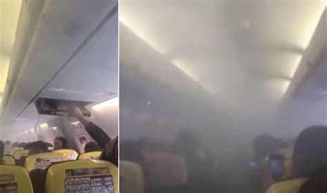Flights Viral Video Captures The Moment Smoke Fills A Ryanair Plane Causing Panic Travel News