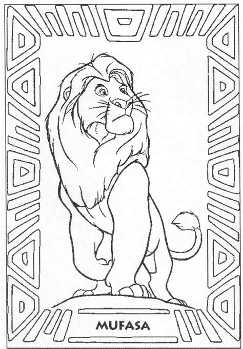 Other pride land characters include a gorilla, a hyena, and hippo, and cheetah. The Lion King Coloring Pages Mufasa - Coloring Home