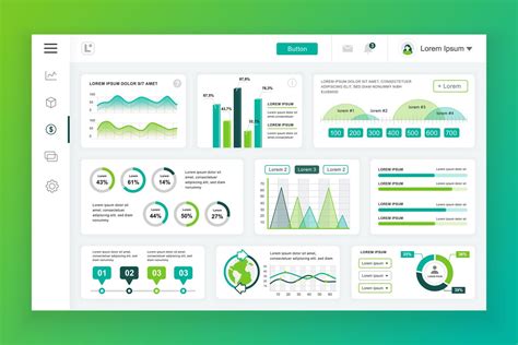 Dashboard Admin Panel Template 587315 Vector Art At Vecteezy Images