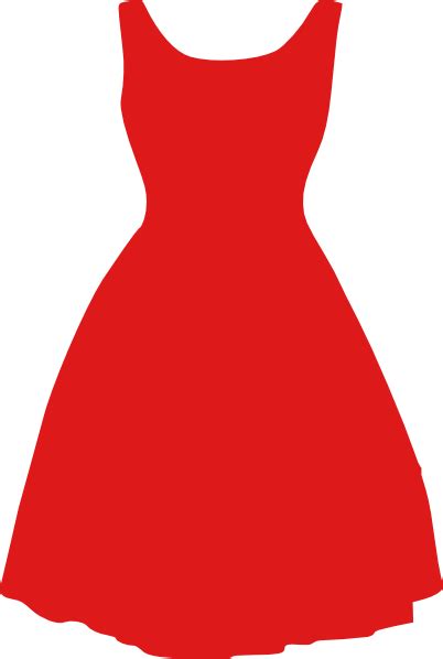 Red Dress Clip Art At Vector Clip Art Online Royalty Free