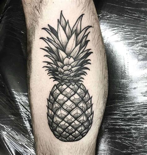Pineapple Tattoo Meaning - Pineapple Tattoo On Foot Pineapple Tattoo Tattoos Pineapple Tattoo ...