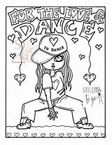 Hop Hip Dance Sheets February Sheet Coloring Template sketch template
