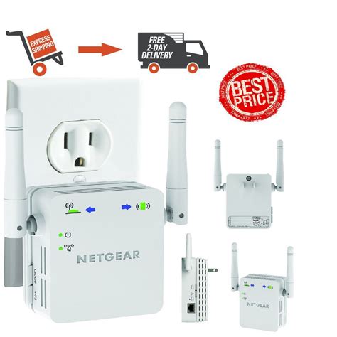 Netgear Wn3000rp N300 Wall Plug Version Wi Fi Range Extender Free 2 Day