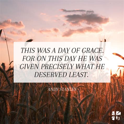 Grace Getting What We Deserve Least Faithgateway