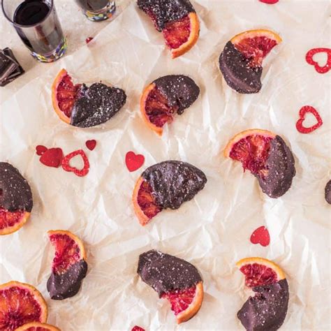Chocolate Dipped Candied Blood Oranges • Beyond Mere Sustenance