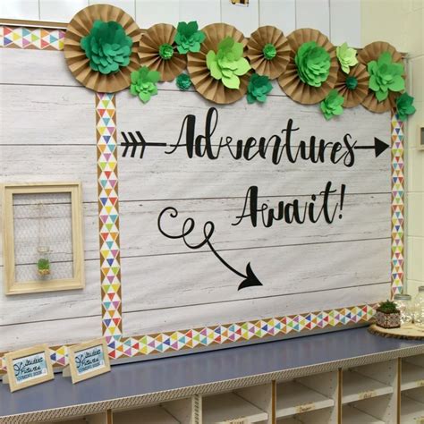 Adventures Await Adventure Themed Bulletin Board For Your Classroom
