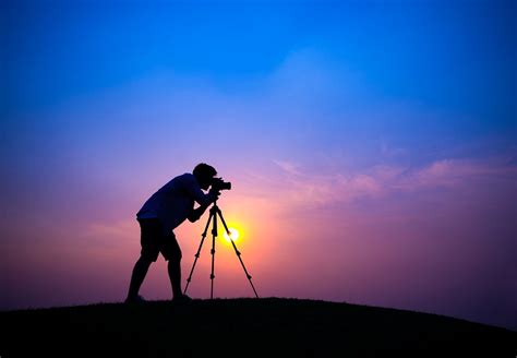 Photographer Taking A Nature Photo Premium Image By