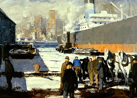 George Bellows Men Of The Docks 1912 American Realism American