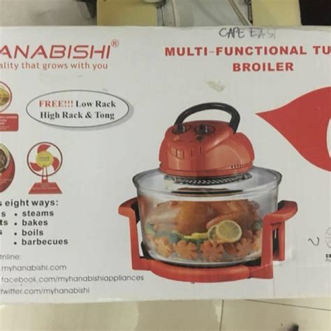 Hanabishi Htb 128 Turbo Broiler Red Deluxe Model Tv And Home