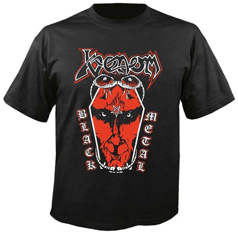 Venom Black Metal Band T Shirt Metal And Rock T Shirts And Accessories