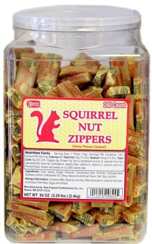 Squirrel Nut Zippers 240ct Tub 1359 Topseller Squirrel Food Food Gourmet Recipes