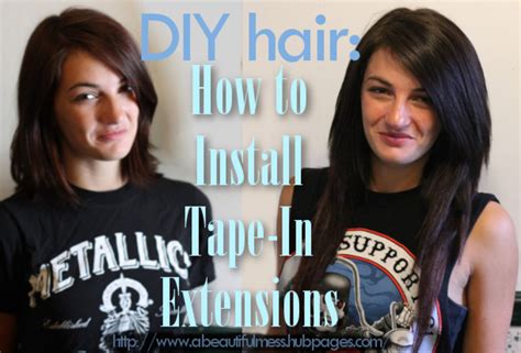 Tape in hair extension removal is simple, fast, and nondamaging when you are wearing glam seamless tape in hair extensions. DIY Hair: How to Install Tape-In Hair Extensions