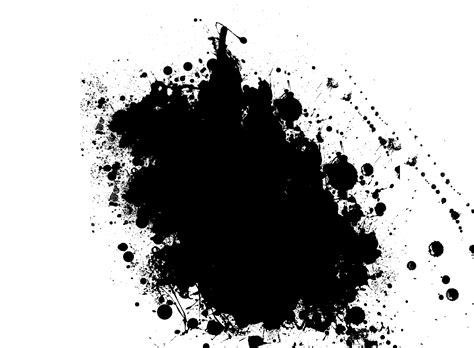 Black Paint Splatter Transparent Images Galleries