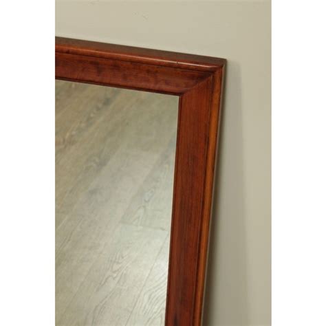 Shop framed print toasty warm cherry wood frame 1… 1577 x 1800 · jpeg. Vintage Solid Cherry Wood Frame Rectangular Wall Mirror ...