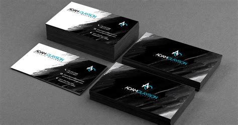 Select the shape and edge design you prefer, then focus attention on your brand by choosing a template that reflects your style and industry. 25 Stunning Black Business Cards for Print Design Inspiration | UPrinting
