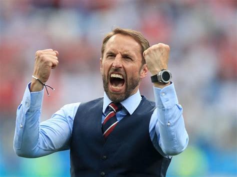 To communicate or ask something with the place. Gareth Southgate urges England to play without fear ...