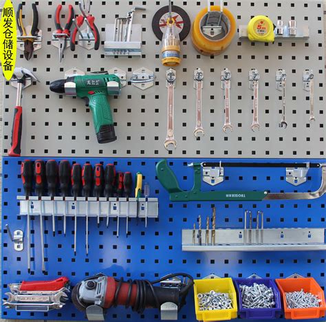 Workshop Maintenance Tool Rack Tool Wall Hanging Board Wall Shelf Hook