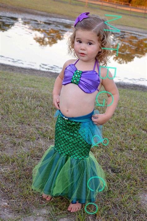 Lynnea Mermaid Costume For Girls And Toddlers High Waist Girls