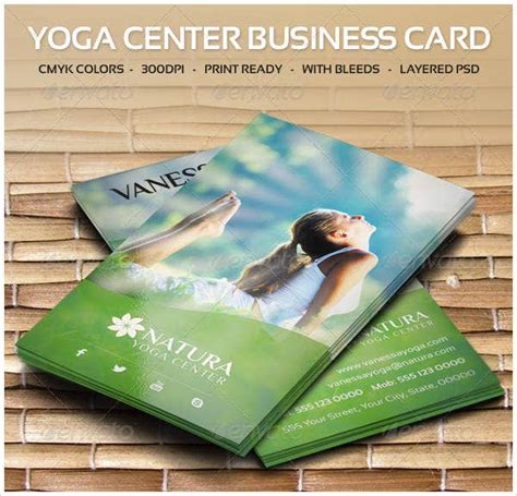 Business cards may feel like something that is reserved for the corporate world but they often come as you proceed to obtaining yoga business cards for yourself, here are a few things to think about 12+ Yoga Business Card Templates - PSD, Word, Publisher ...