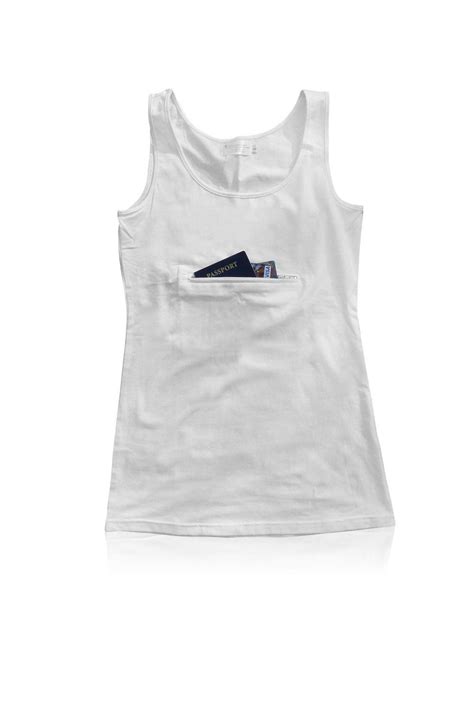 Clever Travel Companion Unisex Tank Top With Secret Pocket Sports And Outdoors Ad