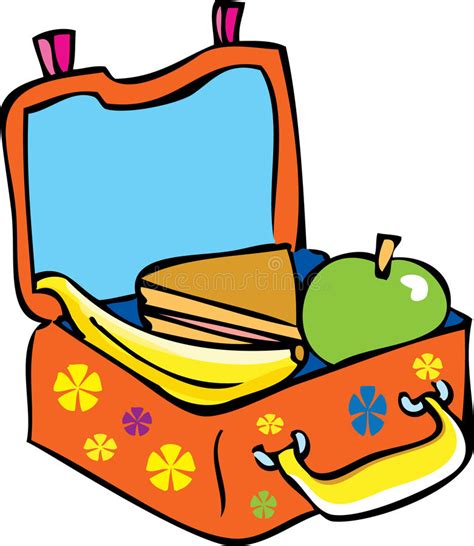 With box cartoon ladles a on shelf vector. Clipart lunch box 6 » Clipart Station