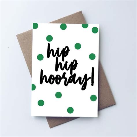 Hip Hip Hooray Maybeardesigns Hip Hip Hips Greeting Cards