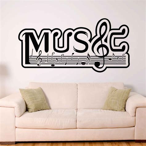 Music And Notes Musical Wall Sticker World Of Wall Stickers