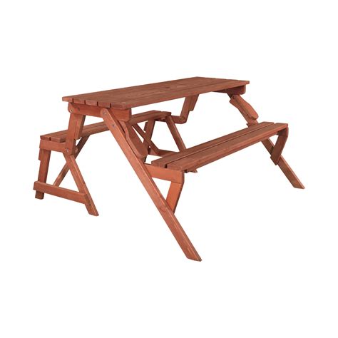Leisure Season Ltd Convertible Picnic Table And Garden Bench