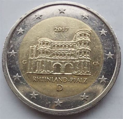 2 Euro Commémorative 2017 Rhénanie Palatinat G Ebay