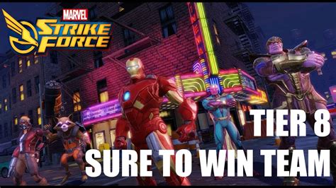 Dance Off Bro Tier 8 Sure To Win Blitz Team Marvel Strike Force