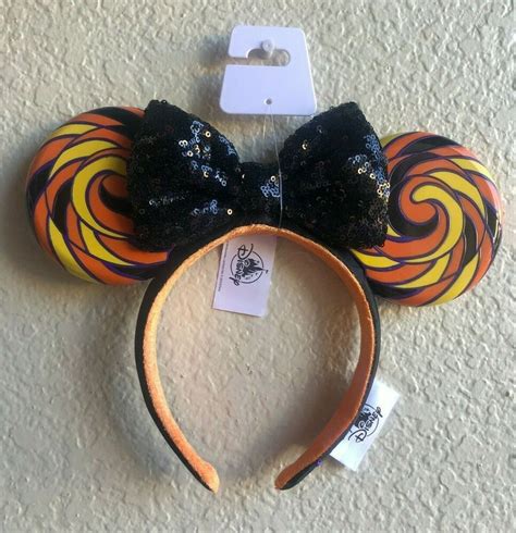 2020 Disney Halloween Candy Lollipop Minnie Mouse Ears Headband