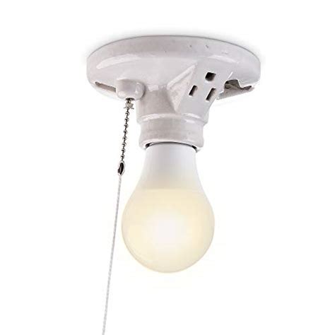 Cable Matters Ul Listed 2 Pack Porcelain Pull Chain Light Fixture