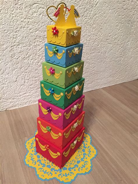 Kreative idee um geld persönlich zu verschenken. Geldgeschenk Money Gift Regenbogentorte Rainbow Cake ...