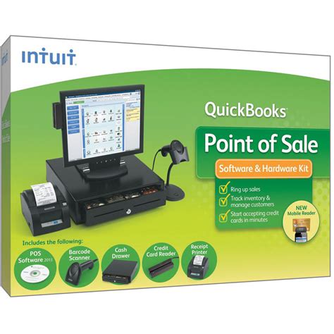 Intuit Quickbooks Point Of Sale Basic 2013 With Hardware 419212