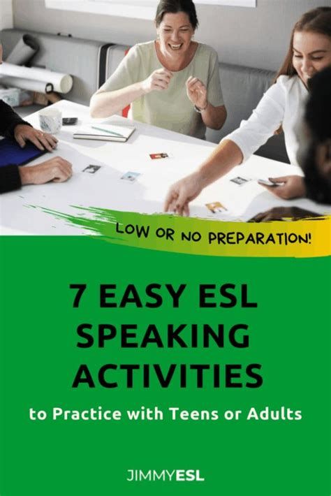11 Fun Esl Speaking Activities For Teens Or Adults Jimmyesl