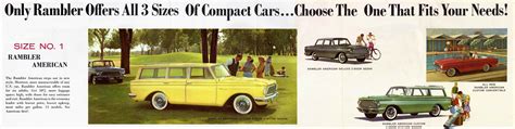 1961 Rambler American Car Brochure Compact Cars Brochures Gregory