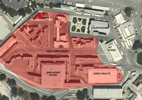 Universal Studios Hollywood Backlot Map At Universal Studios