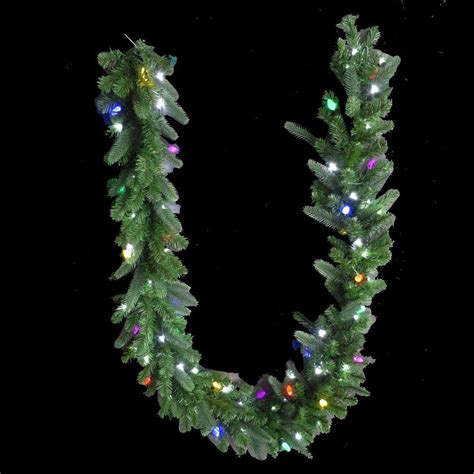 Home Accents Holiday 9 Ft Led Pre Lit Nature Inspired Artificial
