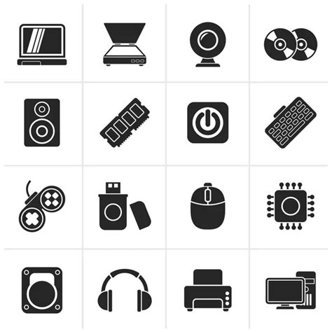 22893 Computer Parts Vector Images Depositphotos